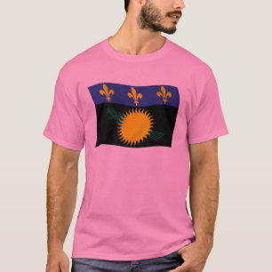 T-shirt Chemise au Drapeau de la Guadeloupe