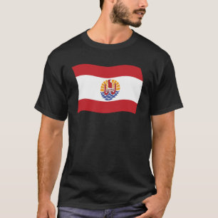 T-shirt Chemise au drapeau de la Polynésie française