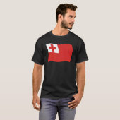 T-shirt Chemise au drapeau des Tonga (Devant entier)