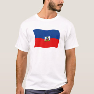 T-shirt Chemise au drapeau d'Haïti