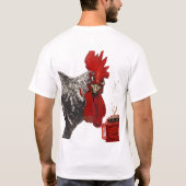T-shirt Chemise au poulet (Dos)