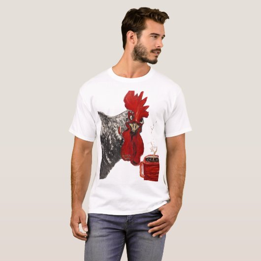 T-shirt Chemise au poulet (Devant entier)