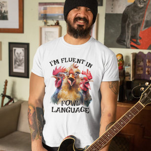 T-shirt Chemise au poulet amusante
