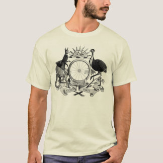 T-shirt Chemise australienne de partie de cycliste