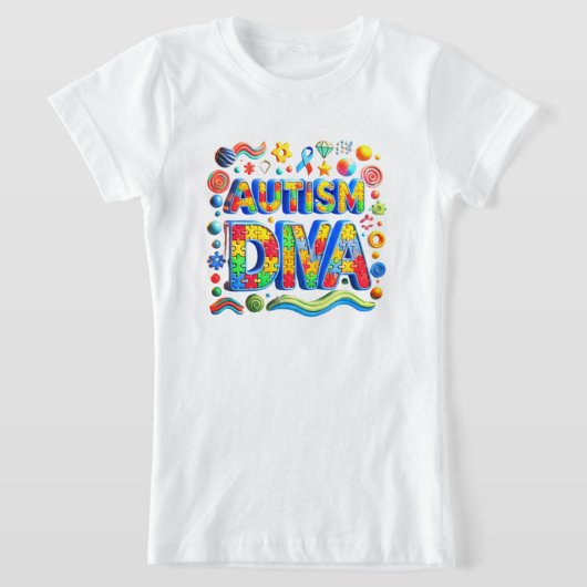 T-Shirt Chemise Autism Diva (Poser)
