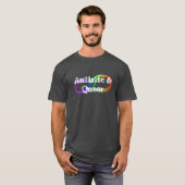 T-shirt Chemise Autistic & Queer Rainbow Infinity (Devant entier)