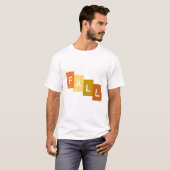 T-shirt Chemise automnale (Devant entier)