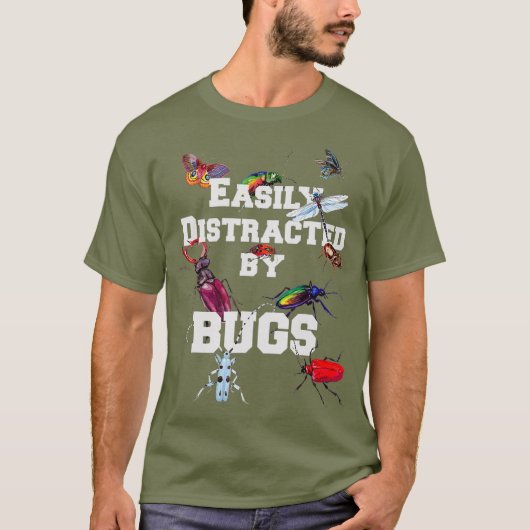 T-shirt Chemise aux insectes et aux insectes pour toute pe (Devant)