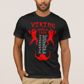 T-shirt Chemise avant tournée mondiale Viking