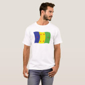 T-shirt Chemise avec drapeau du peuple Ogoni (Devant entier)