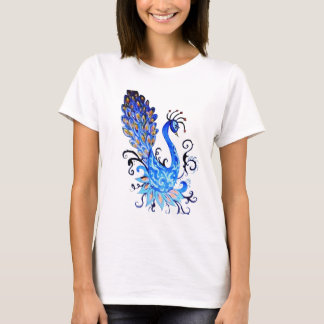 T-shirt Chemise avec oiseau exotique sur le devant