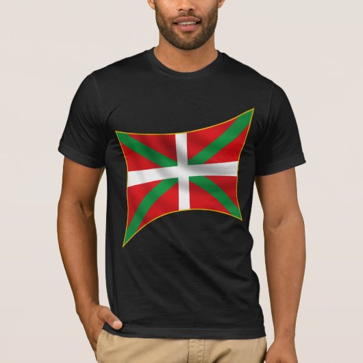 T-shirt Chemise Basque de drapeau (Devant)