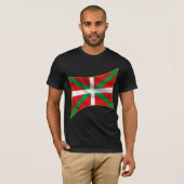T-shirt Chemise Basque de drapeau (Devant entier)