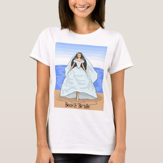 T-shirt Chemise Beach Bride (Devant)