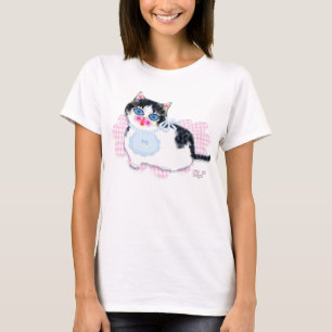 T-shirt Chemise bébé chaton mignon I