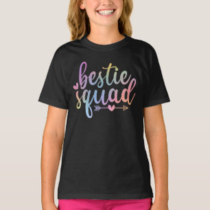 T-shirt Chemise Bestie Squad - Tee de l'amitié mignonne as