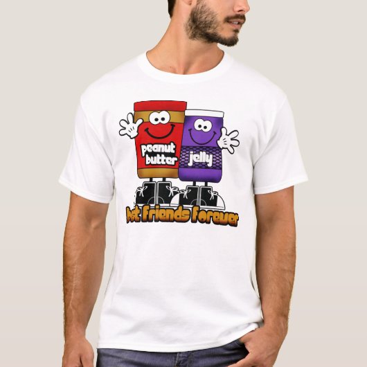 T-shirt Chemise Beurre d'arachide et Jelly BFF (Devant)