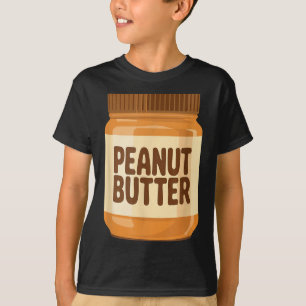 T-shirt Chemise Beurre de Cacahuète Adulte Hommes Femmes E