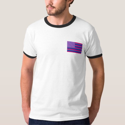 T-shirt Chemise Bi Américaine (Devant)