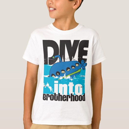 T-shirt Chemise Big Brother pour les garçons (Devant)