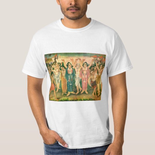 T-shirt Chemise bilatérale de Pancha Tattva (Devant)