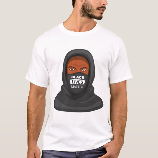 T-shirt Chemise Black Lives Matter, blm (Devant)