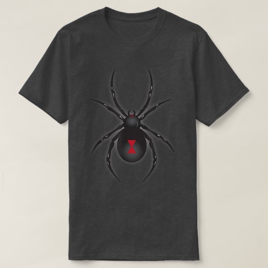 T-shirt Chemise Black Widow Spider (Design devant)
