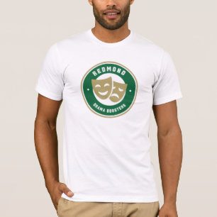 T-shirt Chemise Blanche avec Logo Booster Rond