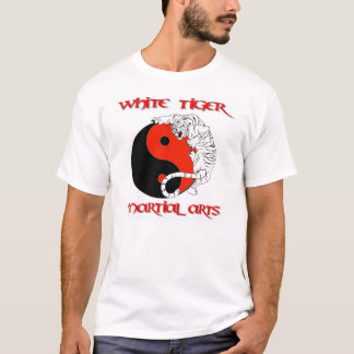 T-SHIRT CHEMISE BLANCHE D'ARTS MARTIAUX DE TIGRE