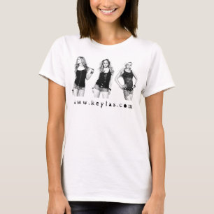 T-shirt Chemise blanche de dames de KEYLAS
