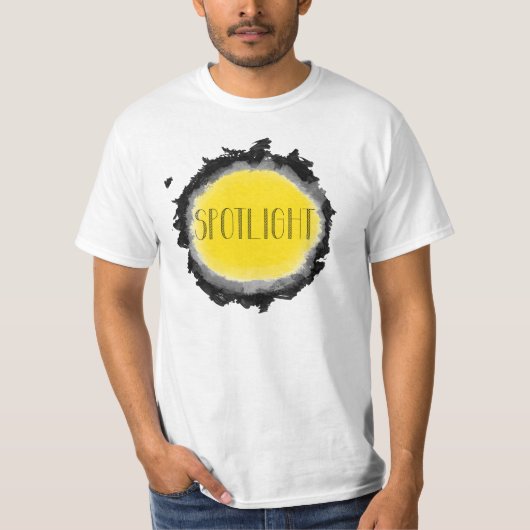 T-shirt Chemise blanche de logo (Devant)