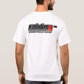 T-shirt Chemise blanche d'EvolutionM.Net (arrière avec le (Dos)