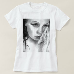 T-shirt Chemise bleu vert de marées de sirène