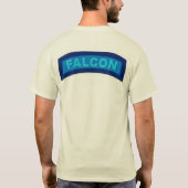 T-SHIRT CHEMISE BLEUE DE FAUCON DE CA-CAW (Dos)