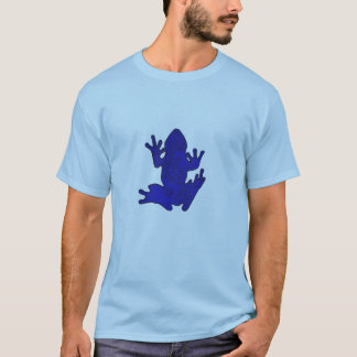 T-shirt Chemise bleue de grenouille