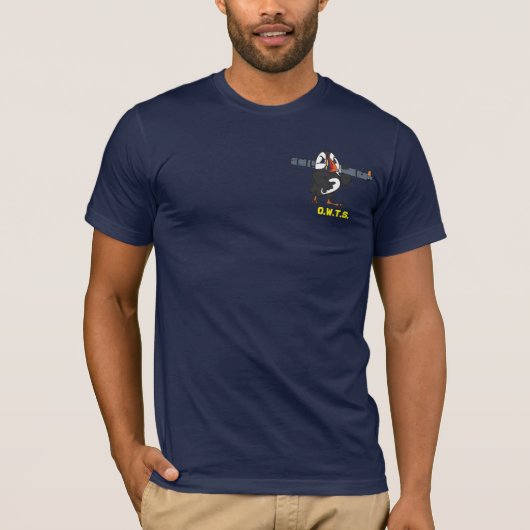 T-shirt Chemise bleue OWTS (Devant)