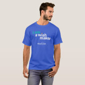 T-shirt Chemise Bleue WishMaker (Devant entier)