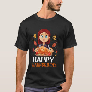T-shirt Chemise bon thanksgiving T
