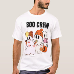 T-shirt Chemise Boo Crew Équipe de fantômes mignons Hall
