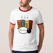 T-shirt Chemise Bowling par SRF (Devant)