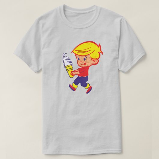 T-shirt Chemise "Boy with Ice Cream Cone" (Design devant)