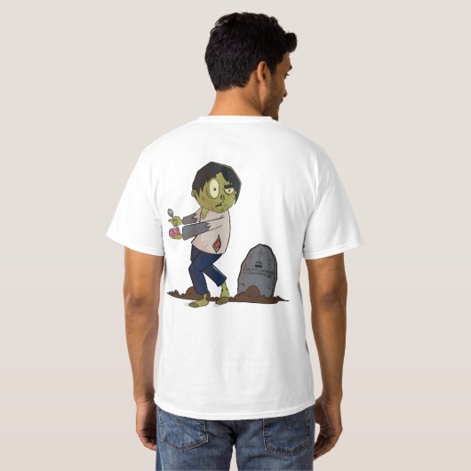 T-shirt Chemise Brainée Sean Zombee (Dos entier)