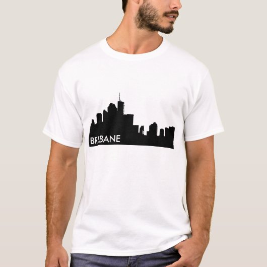 T-shirt Chemise Brisbane Skyline (Devant)