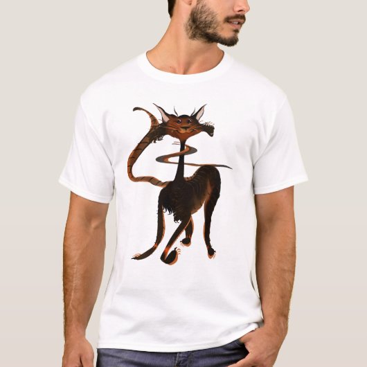 T-shirt Chemise Brown de chat de Stlylin (Devant)