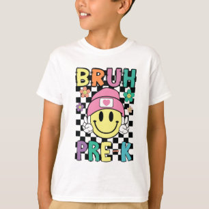 T-shirt Chemise Bruh Pré-maternelle 1er jour d'école