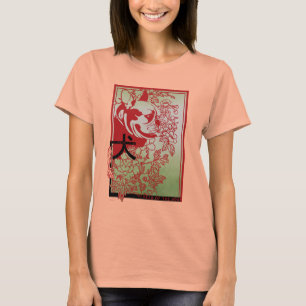 T-shirt Chemise Bulldog Française inspirée par l'Asie arti