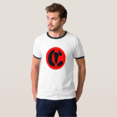 T-shirt Chemise C Ringer (Devant entier)