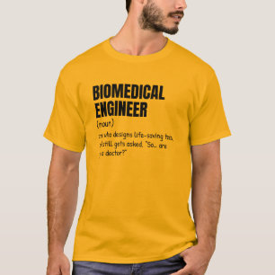 T-shirt Chemise-cadeau de définition d'ingénieur biomédica