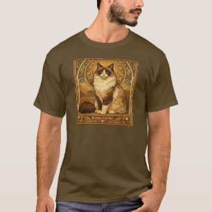 T-shirt Chemise Cadeau pour Papa de Chat Ragdoll – Art Rag