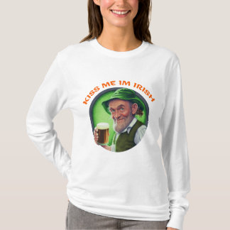 T-shirt Chemise cadeau Saint Patrick Day | Embrasse-moi im